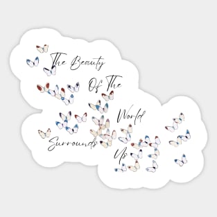 Beautiful Butterflies Sticker